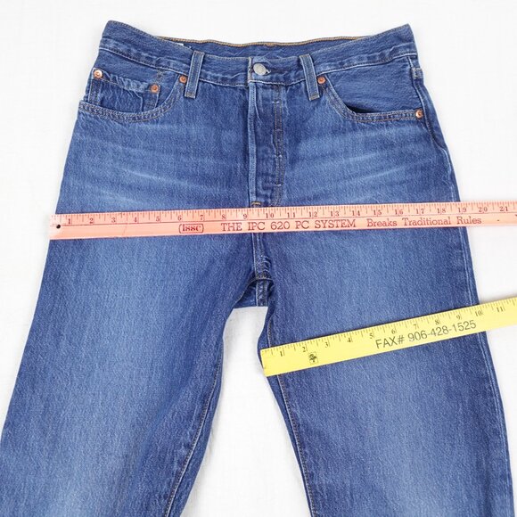 Levi's 501 Premium Jeans Women's 29x30 Original Fit 100% Cotton Denim - Picture 13 of 13